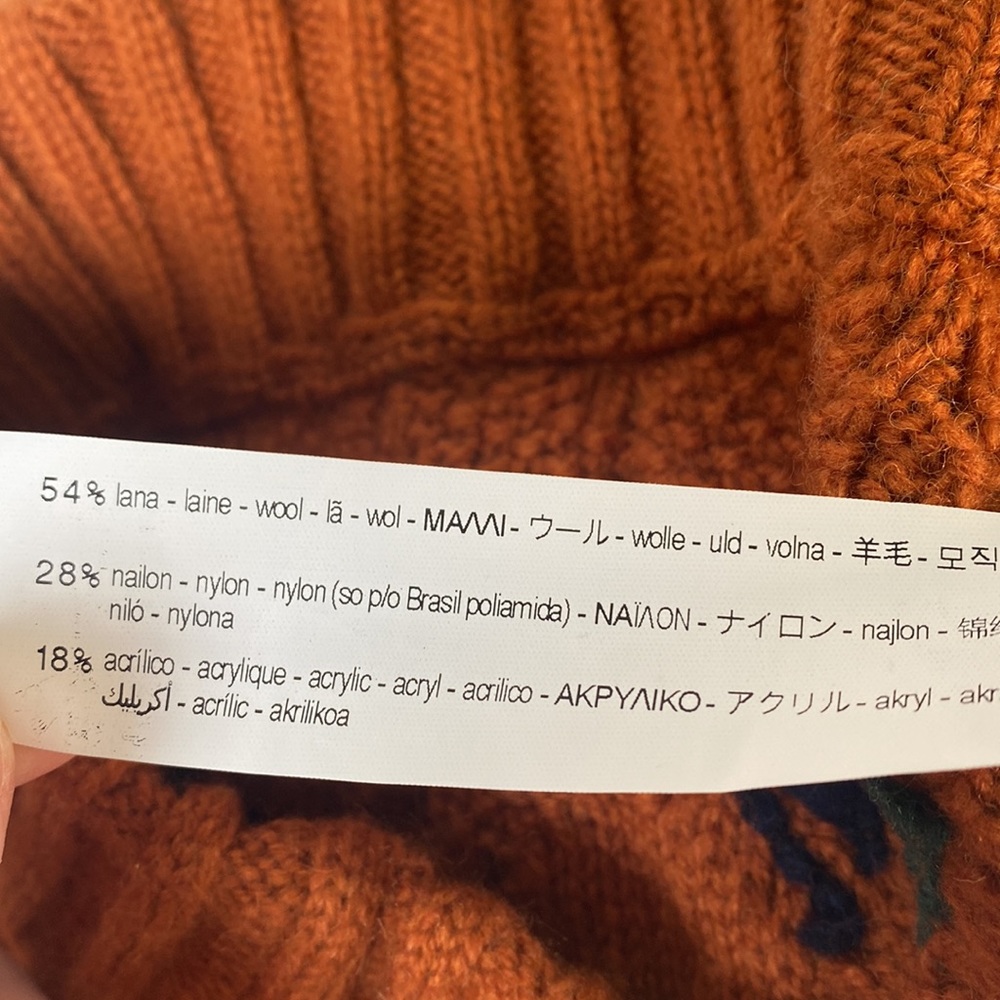 ZARA kids limited edition wool blend sweater sz 6/7 - Picture 10 of 12